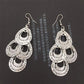 Four-leaf hollow big water drop earrings mixed batch Yunnan minority Dai earrings clothing accessories