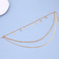Jewelry Metal Trendy Punk Geometric Chain Necklace Hip Hop Snake Bone Chain Fashion Star Necklace