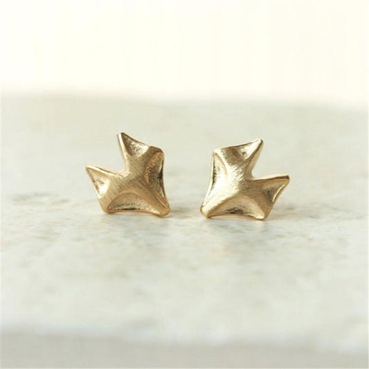 Simple Animal Fox Head Stud Earrings Personality Fashion Women Earrings Jewelry