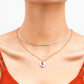 Jewelry Bling Bling Flat Snake Chain Double Layer Necklace Light Luxury Trendy Cool Fashion High-end Design Sense Necklace