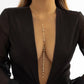 Jewelry Sexy Long Tassel Eye Sequin Necklace Simple Imitation Pearl Single Layer Y Shape Necklace