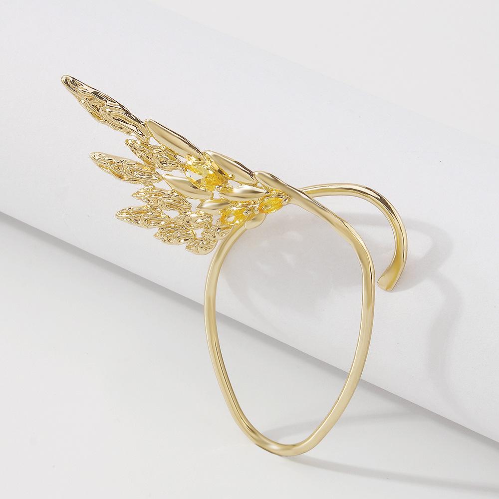 E1157 Ornament Simple Niche Design No Pierced Ear Clip Elf Ear Alloy Earrings Female