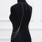 Fashion Exaggerated Multilayer Tassel Pearl Body Chain Necklace