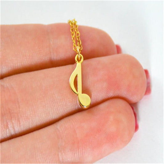 Accessories Simple Rhythm Note Music Necklace Female Export Products