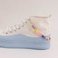 Jewelry Bohemian multi-element HAPPY letter soft pottery foot decoration female trend creative shoe chain