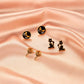 Personality Earrings Halloween Earrings Personality Bat Skull Stud Earrings Fun Funny Set Earrings