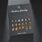 Earrings Popular Rhinestone Pearl Geometric Style 9 Pairs Stud Earring Set Combination