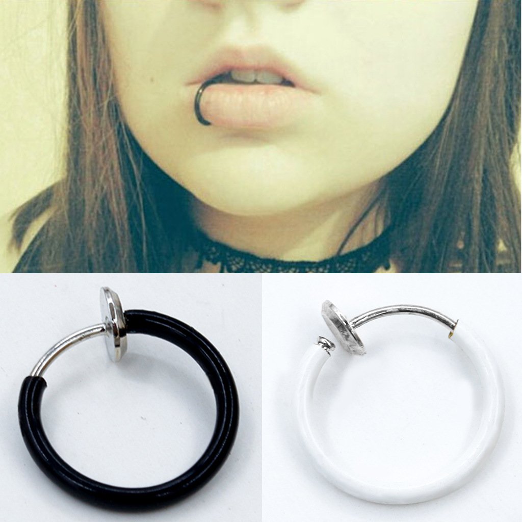 Simple small circle single earring fashion single no ear piercing ear clip nose ring