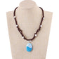 Pearl hand-woven Ocean Romance necklace Moana moana with the same luminous pendant