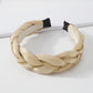 F3915 Fashion temperament elegant headdress light luxury claw chain simple niche braid rhinestone fabric headband