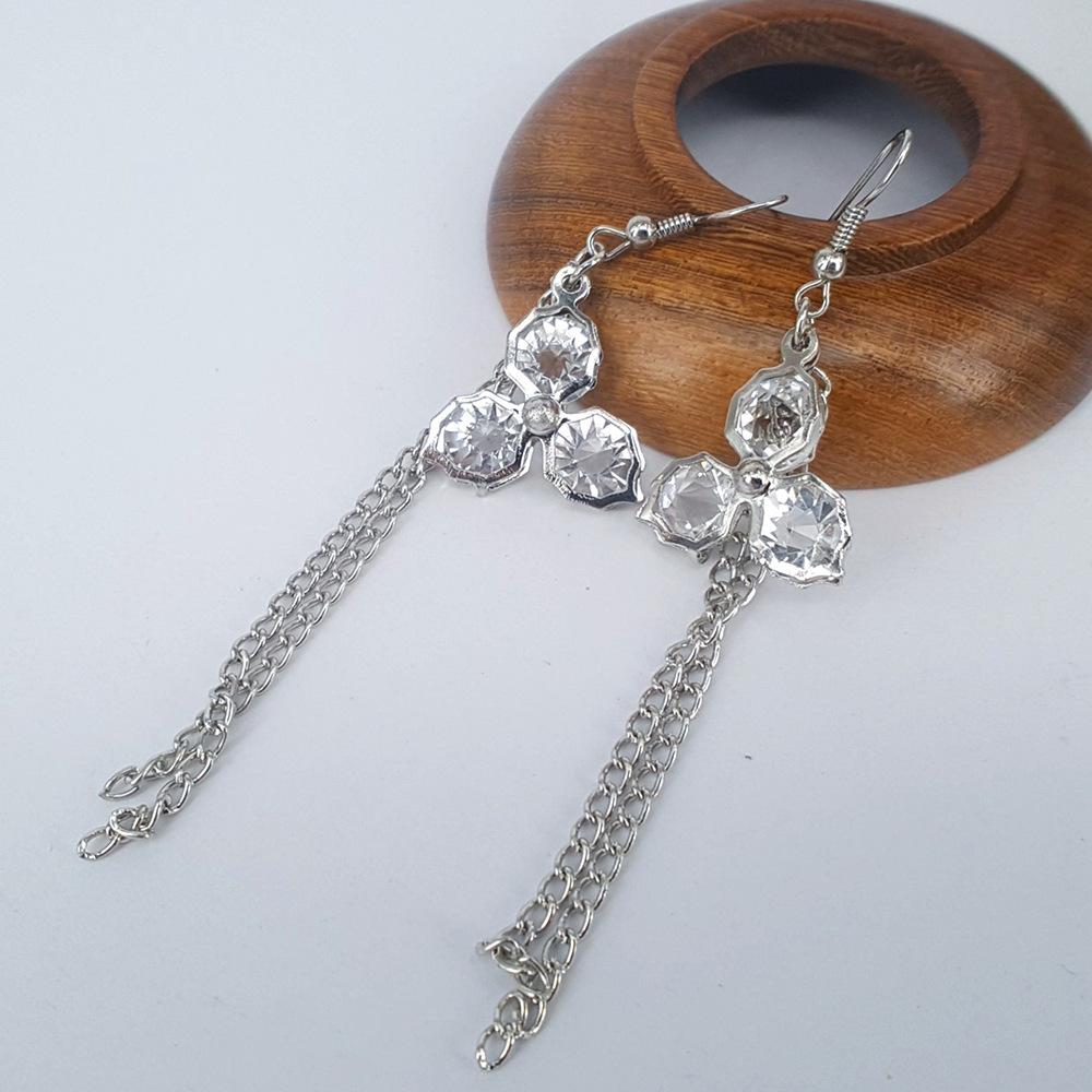 Long Tassel Earrings Chain Creative Earrings Earrings Alloy Earrings Earrings