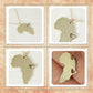Africa Map Necklace Jewelry