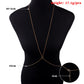 Summer Hot Style Sexy Fashion Exaggerated Big Circle Simple Body Chain Necklace