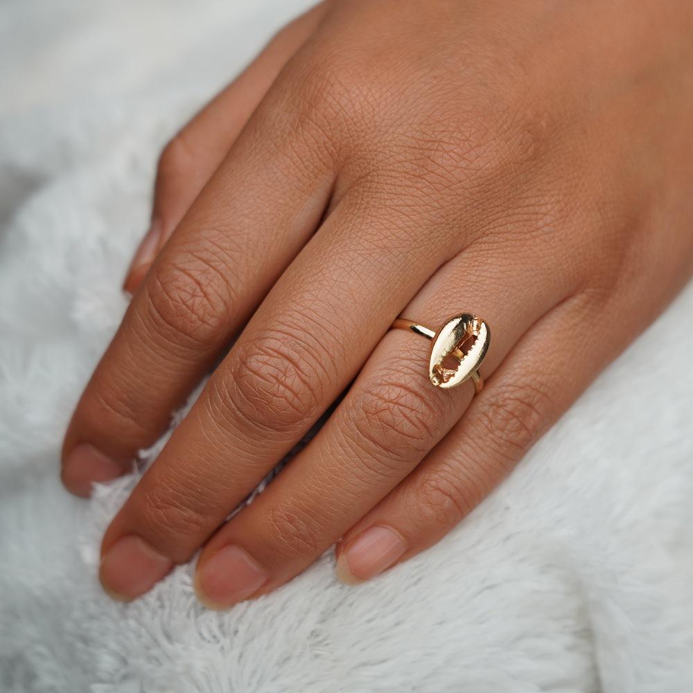 Jewelry Bohemian Simple Shell Alloy Ring