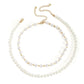 Jewelry Retro Versatile Imitation Pearl Stacked Clavicle Chain Stacked Temperament Double Layer Necklace