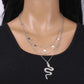 Popular Jewelry Clavicle Chain Retro Simple Fashion Snake Shape Multilayer Geometric Necklace