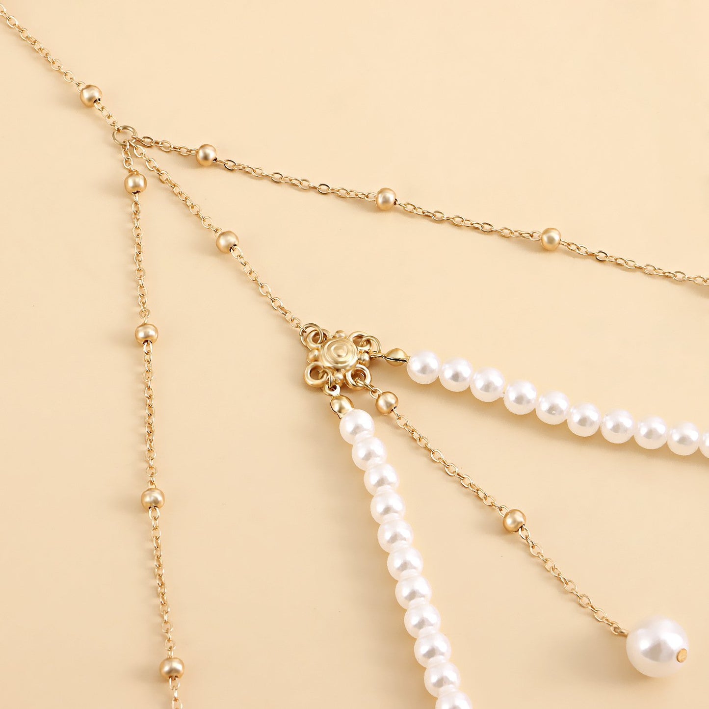 Jewelry Sexy Imitation Pearl Pendant Fashion Leg Ring Female Elastic Rope Versatile Hot Girl Leg Chain