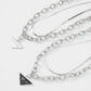 N9315 Jewelry Exaggerated Personality Street Shot Fashion Necklace Metal Texture Drip Oil Necklace Female