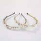 F3459 Jewelry Imitation Pearl Diamond Retro Headband Metal Temperament Ladies Fashion Headband