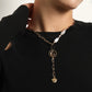 Jewelry Variety Wear Peach Heart Pendant Necklace Female Simple Geometric Ring Leopard Pearl Necklace