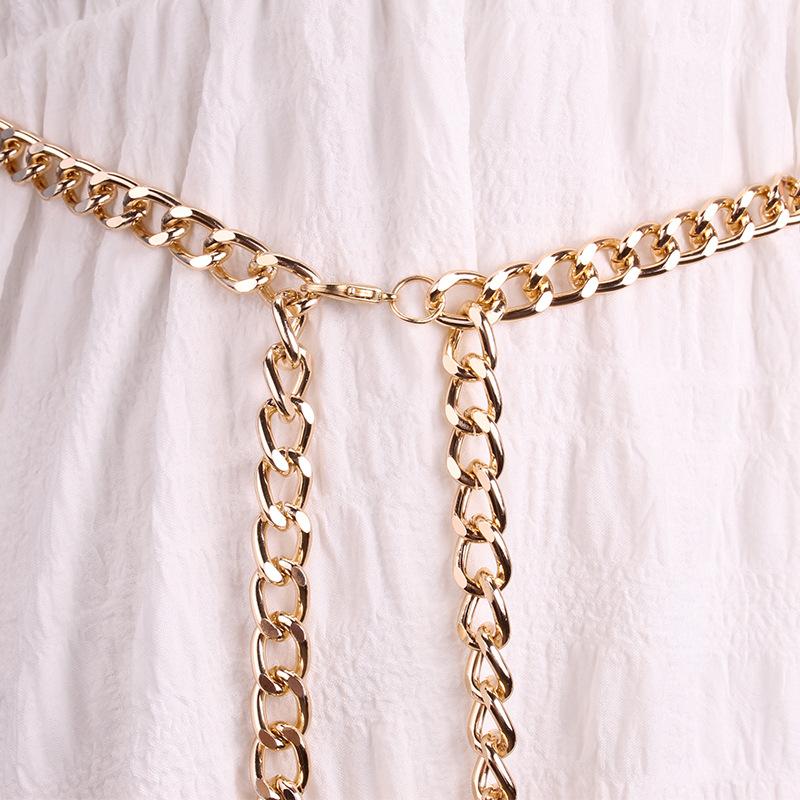 Ball Pendant Decorative Chain Jewelry Versatile Corset Metal Waist Chain Sexy Body Chain Accessories