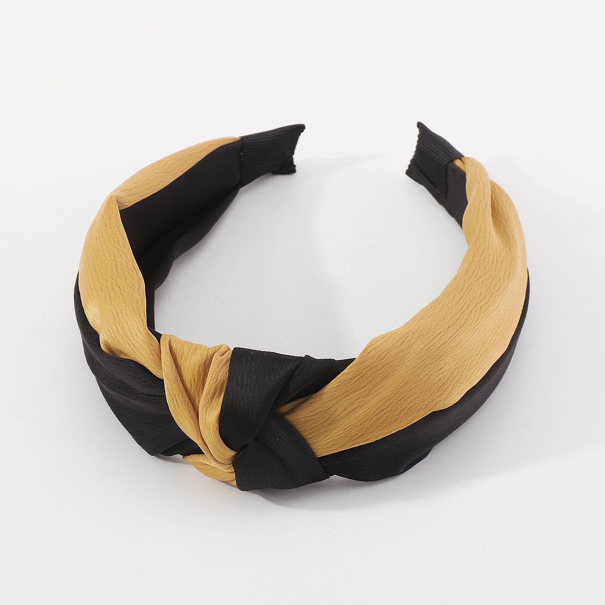 F5282 Personalized stripes and contrasting color headband fashion sweet knotted headband retro double geometric hair accessories for women