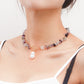 Jewelry Large Shaped Pearl OT Buckle Necklace Female Beach Simple Fashion Color Turquoise Necklace