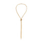 Jewelry personality cold long tassel necklace simple creative metal snake bone chain necklace