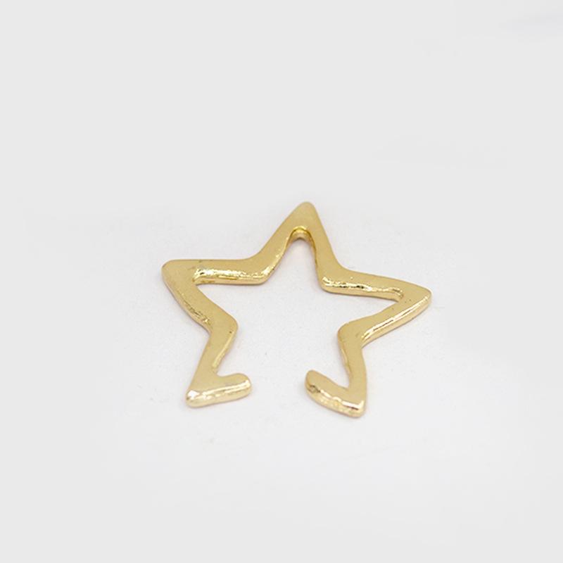 Ear Jewelry Fashion Cool Simple Hollow Star Earring Pentagram Ear Clip