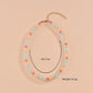 Fashion Small Fresh Macarons Candy Color Beads Middle Bead Necklace Clavicle Chain Accessories