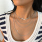 N9689 Jewelry Female Exaggerated Thin Chain Multi-Layered Necklace Simple Snake Bone Chain Retro Necklace