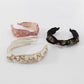 F4441 Small, fresh, sweet, age-reducing fashion headband knotted embroidery floral fabric simple net red headband
